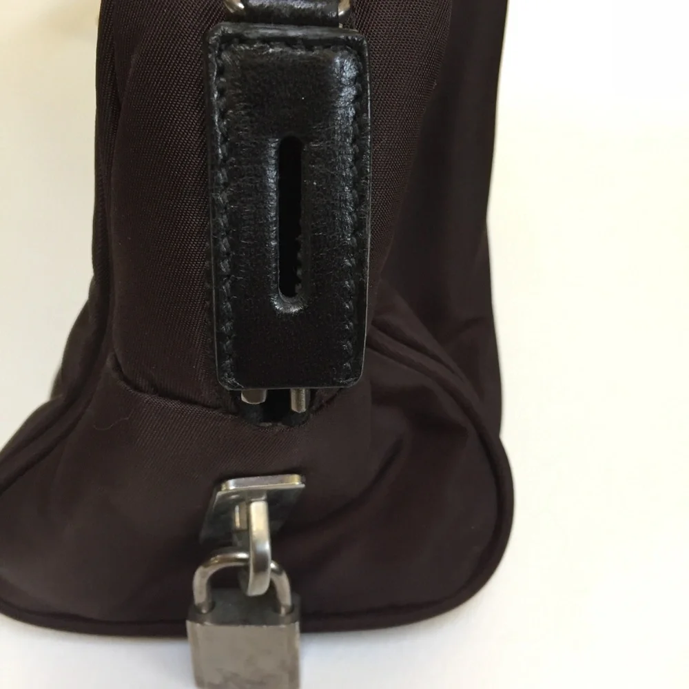 Prada brown nylon vintage handbag - Picture 2 of 6